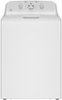 GE - 4.3 Cu. Ft. High-Efficiency Top Load Washer with Cold Plus - White with Silver Matte