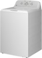 Left Zoom. GE - 4.3 Cu. Ft. High-Efficiency Top Load Washer with Cold Plus - White with Silver Matte.