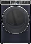 GE Profile - 7.8 Cu. Ft. Stackable Smart Electric Dryer with Steam and Sanitize Cycle - Sapphire Blue