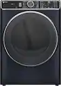 GE Profile - 7.8 Cu. Ft. Stackable Smart Electric Dryer with Steam and Sanitize Cycle - Sapphire Blue