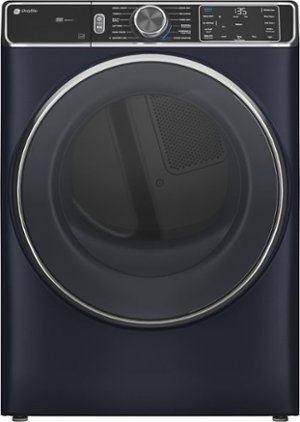 GE Profile - 7.8 Cu. Ft. Stackable Smart Electric Dryer with Steam and Sanitize Cycle - Sapphire Blue