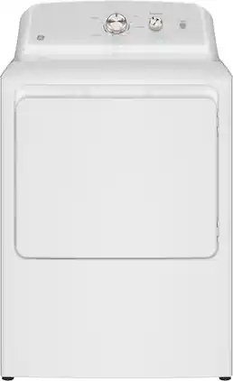 GE - 7.2 Cu. Ft. Gas Dryer with Long Venting up to 120 Ft - White with Silver Matte