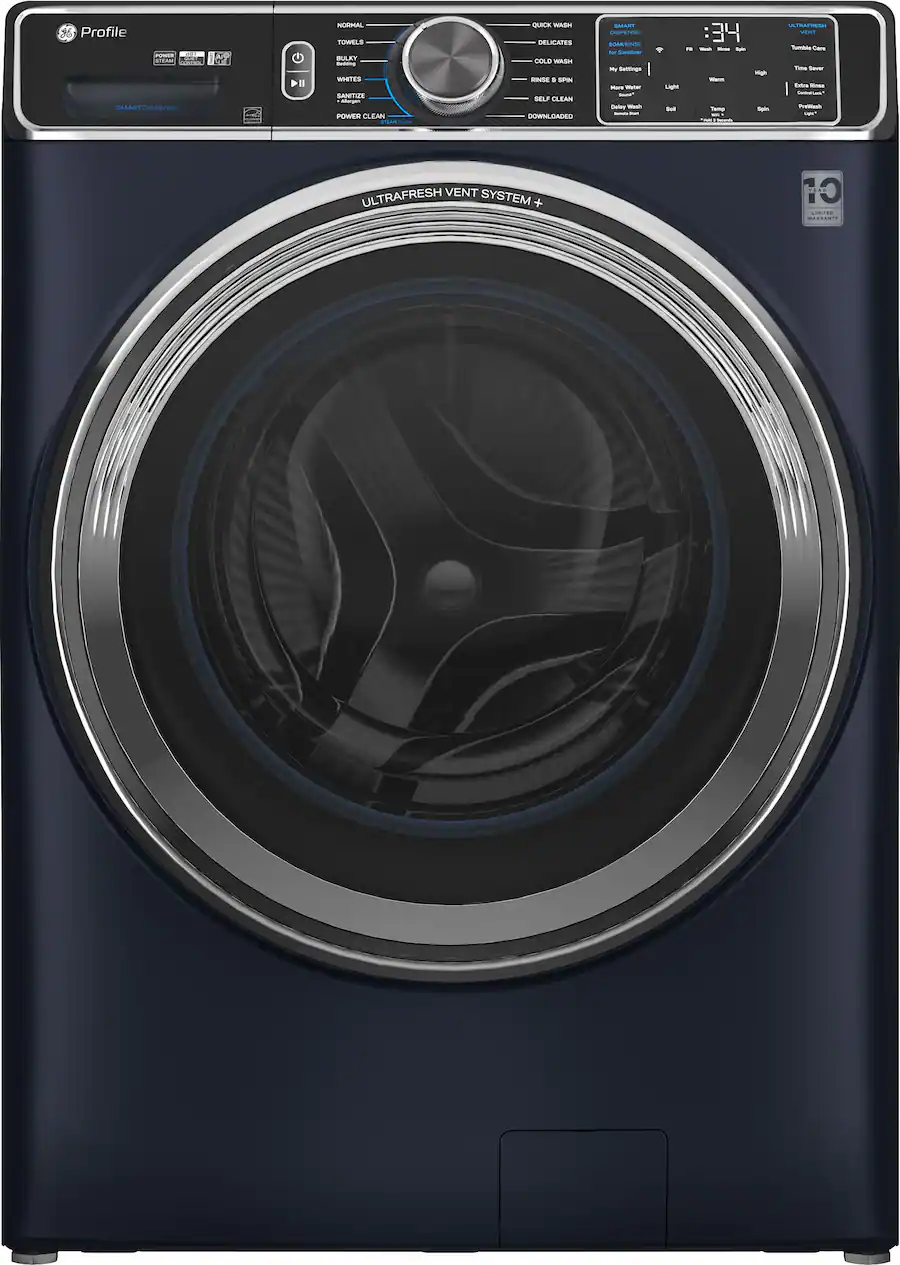 GE Profile 5.3 Cu. Ft. High Efficiency Stackable Smart Front Load ...
