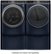 Alt View Zoom 17. GE Profile - 5.3 Cu. Ft. Stackable Smart Front Load Washer with Steam and UltraFresh Vent System+ With OdorBlock - Saphire Blue.