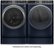 Alt View Zoom 22. GE Profile - 5.3 Cu. Ft. Stackable Smart Front Load Washer with Steam and UltraFresh Vent System+ With OdorBlock - Saphire Blue.