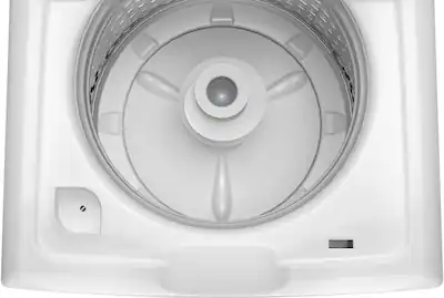 GE - 4.5 Cu. Ft. High-Efficiency Top Load Washer with Wash Boost - White with Black Matte