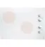 Alt View 12. GE - 30" Built-In Electric Cooktop - White.