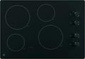 GE - 30 in. Wide 4 Element Built-In Electric Cooktop with Power Boil - Black