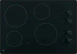 GE - 30" Built-In Electric Cooktop - Black