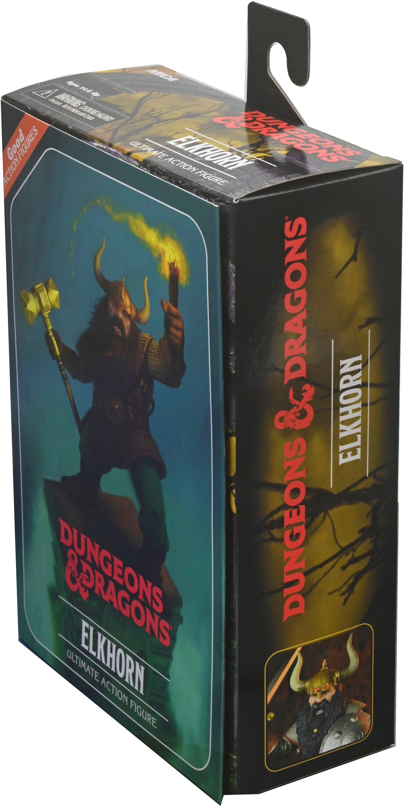 Alt View 12. NECA - Dungeons & Dragons - 7” Scale Action Figure - Ultimate Elkhorn the Good Dwarf Fighter.