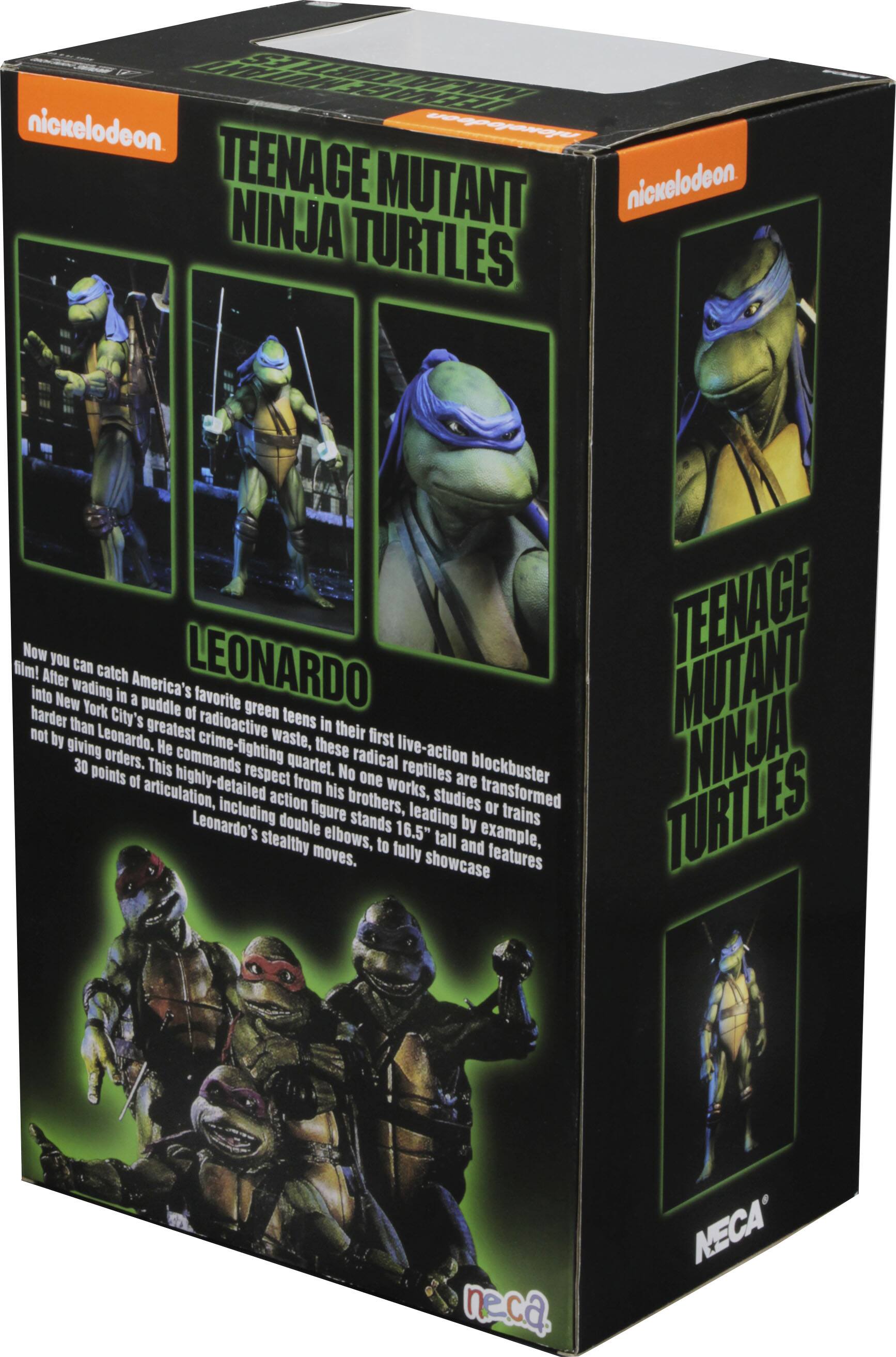 Alt View 12. NECA - Teenage Mutant Ninja Turtles 1/4 Scale Action Figure - Leonardo (1990 Movie).