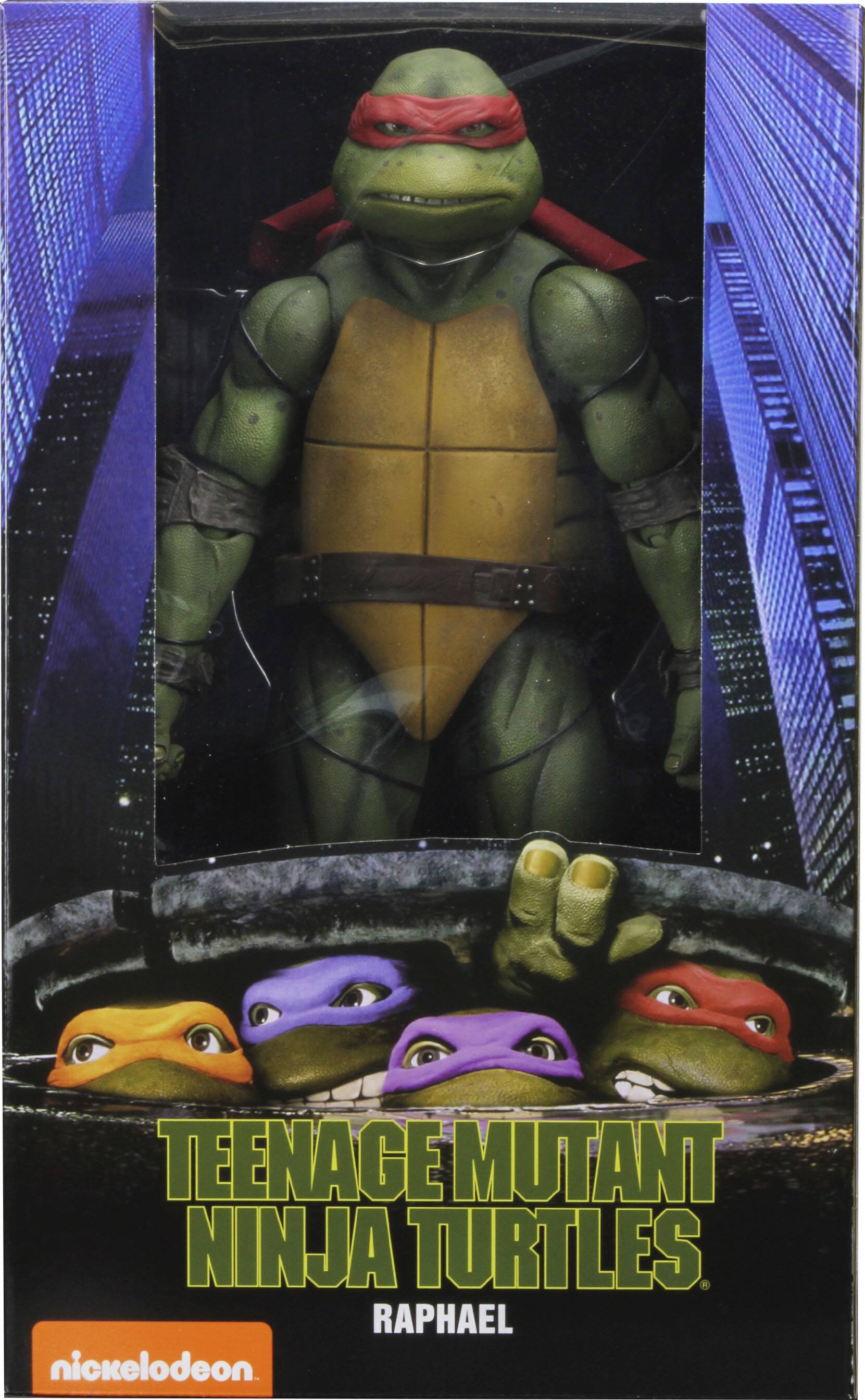 Angle. NECA - Teenage Mutant Ninja Turtles 1/4 Scale Action Figure - Raphael (1990 Movie).