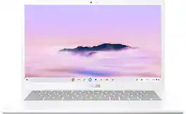 ASUS - CX3402 14" FHD Touch Screen Chromebook Plus Laptop with Google AI - Intel Core i5 - 8GB Memory - 128GB SSD - Pearl White