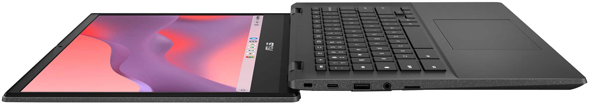 Alt View 11. ASUS - ASUS Chromebook CM1402 14" Laptop - MediaTek Kompanio 520 - 4GB Memory - 64GB eMMC - Gravity Gray.