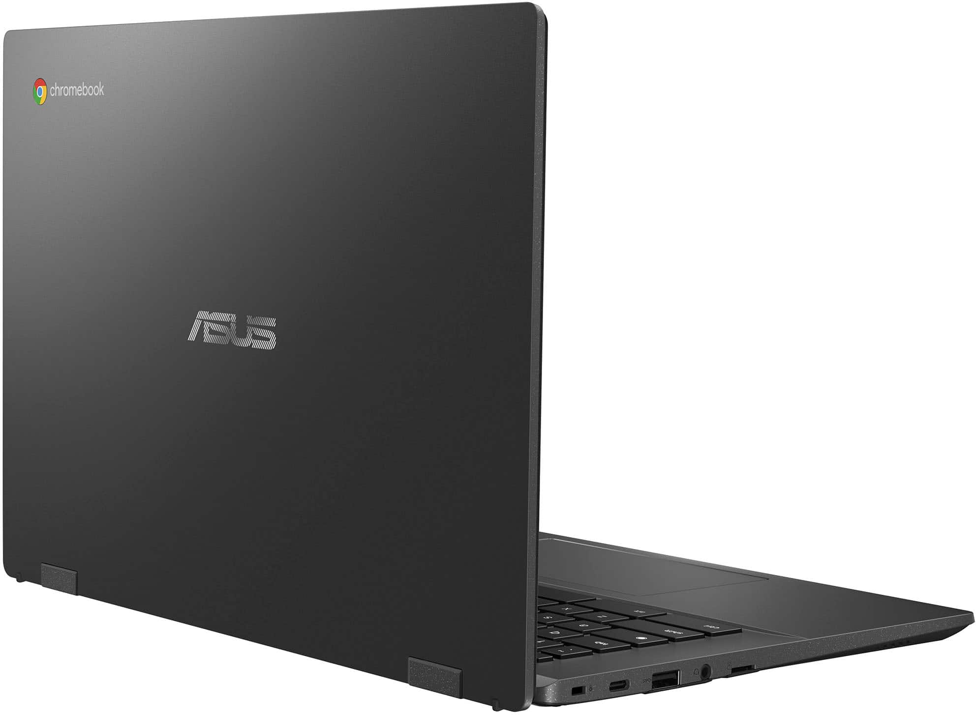 Alt View 14. ASUS - ASUS Chromebook CM1402 14" Laptop - MediaTek Kompanio 520 - 4GB Memory - 64GB eMMC - Gravity Gray.