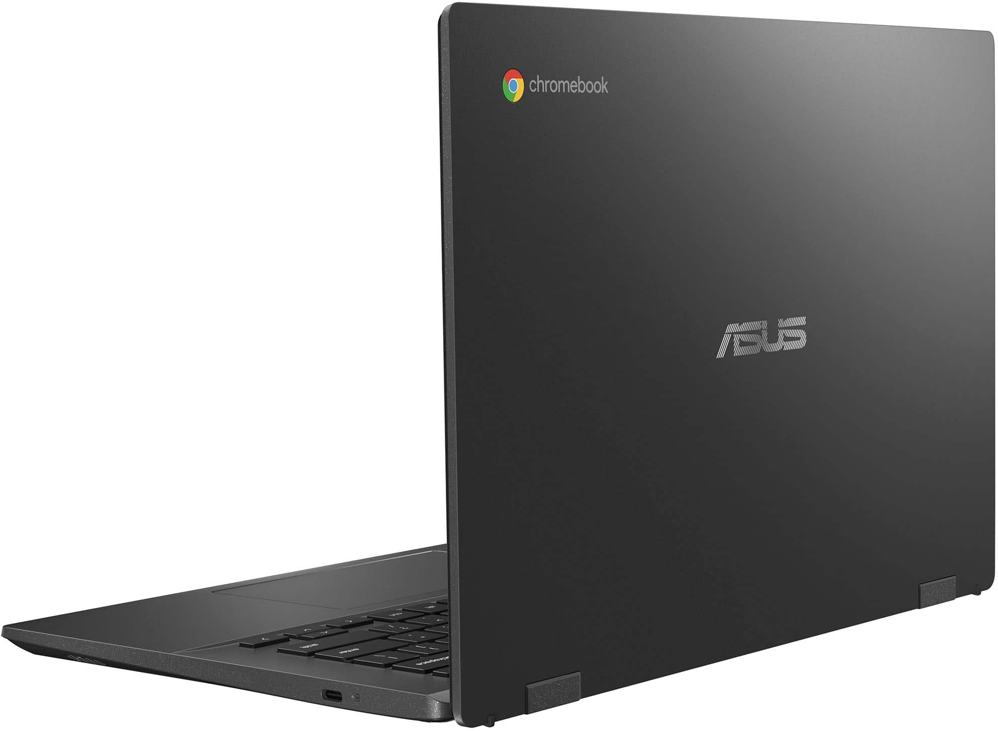Alt View 15. ASUS - ASUS Chromebook CM1402 14" Laptop - MediaTek Kompanio 520 - 4GB Memory - 64GB eMMC - Gravity Gray.
