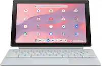 ASUS - Chromebook Detachable CM3001 10.5" Laptop - MediaTek Kompanio 520 - 4GB Memory - 64GB eMMC - Fog Silver - Front_Zoom