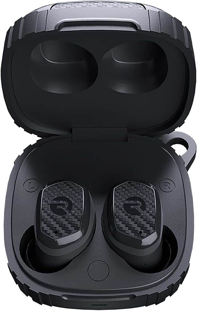 Front. Raycon - The Impact True Wireless In-Ear Earbuds - Black.