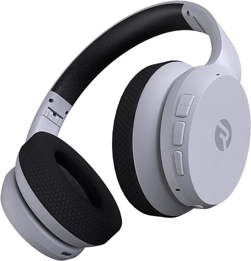 Front. Raycon - The Fitness Over-the-Ear True Wireless Headphones - White.