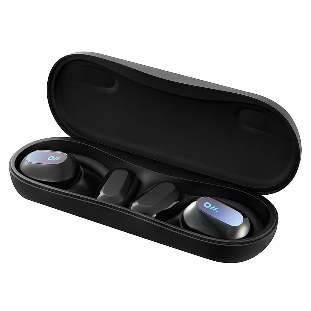 Alt View 11. Oladance - OWS 2 Wearable Stereo True Wireless Open Ear Headphones - Interstellar Blue.