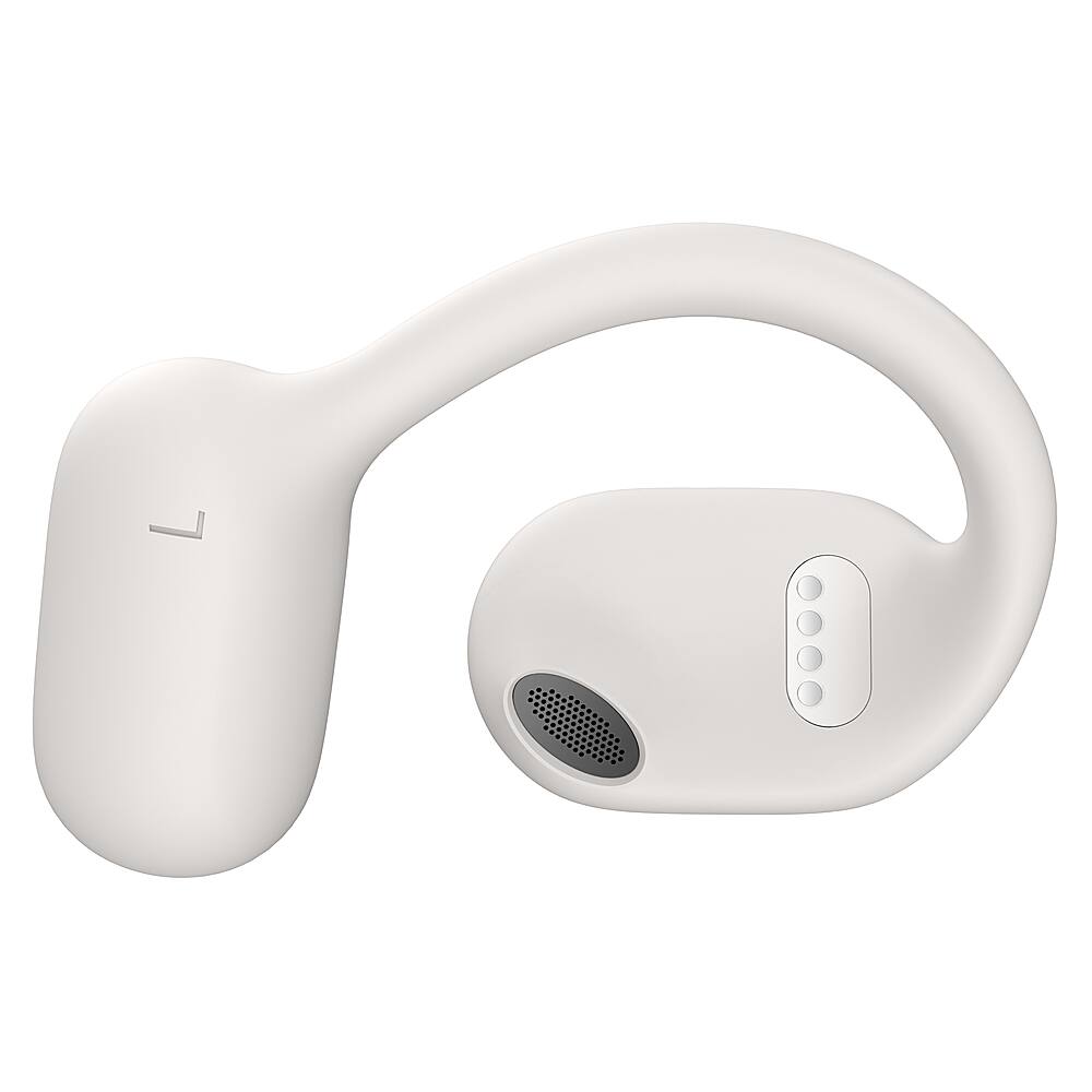 Left. Oladance - OWS 2 Wearable Stereo True Wireless Open Ear Headphones - Cloud White.