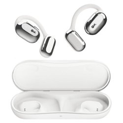 Oladance - OWS 2 Wearable Stereo True Wireless Open Ear Headphones - Space Silver - Front_Zoom