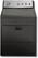 Front Standard. KitchenAid - 7.0 Cu. Ft. 10-Cycle Super Capacity Plus Electric Dryer - Stainless-on-Ebony.