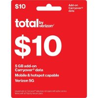 Total by Verizon - $10 Add-On Carryover Data Card (Digital Delivery) [Digital] - Front_Zoom