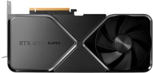 NVIDIA - GeForce RTX 4080 SUPER 16GB GDDR6X Graphics Card - Titanium/Black - Front_Zoom