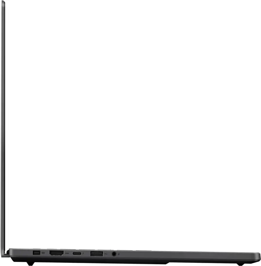 Alt View 4. ASUS - ROG Zephyrus G16 16" OLED 240Hz Gaming Laptop - Intel Core Ultra 9 - 16GB LPDDR5X - NVIDIA GeForce RTX 4070 - 1TB SSD - Eclipse Gray.