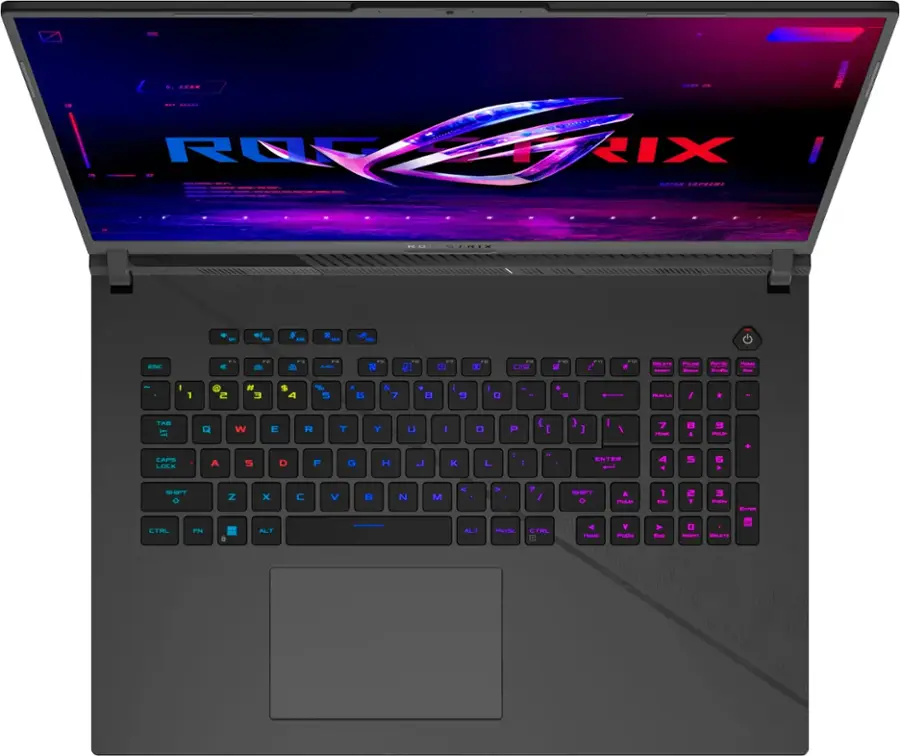 Alt View 4. ASUS - ROG Strix 18" 240Hz Gaming Laptop QHD-Intel 14th Gen Core i9 with 32GB Memory-NVIDIA GeForce RTX 4080-2TB SSD - Eclipse Grey.