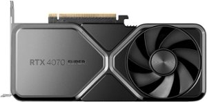 NVIDIA - GeForce RTX 4070 SUPER 12GB GDDR6X Graphics Card - Titanium/Black - Front_Zoom