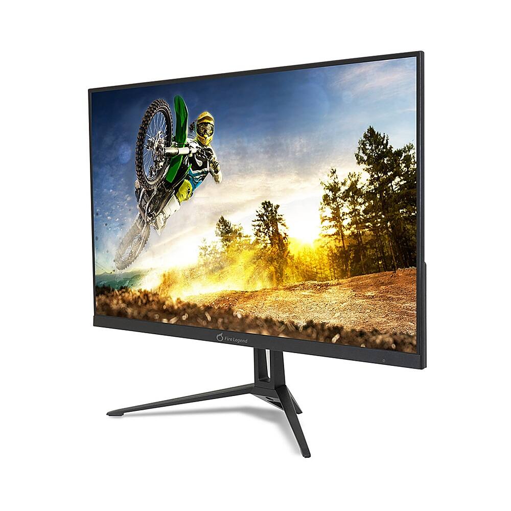 Left. Acer - AOPEN 23.8 " LED FHD 180Hz 1ms FreeSync Monitor (DisplayPort, HDMI) - Black.