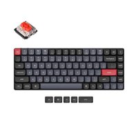 Keychron - K3 Pro Red Switch Mechanical Keyboard Mac or PC - Black - Front_Zoom