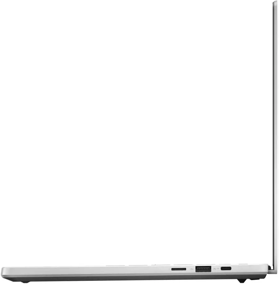 Alt View 10. ASUS - ROG Zephyrus G14 14" OLED 3K 120Hz Gaming Laptop - AMD Ryzen 9 8945HS - 32GB LPDDR5X - NVIDIA GeForce RTX 4070 - 1TB SSD - Platinum White.