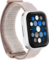 Insignia™ - Active Nylon Band for Apple Watch 38mm, 40mm, 41mm and SE - Mauve - Angle_Zoom
