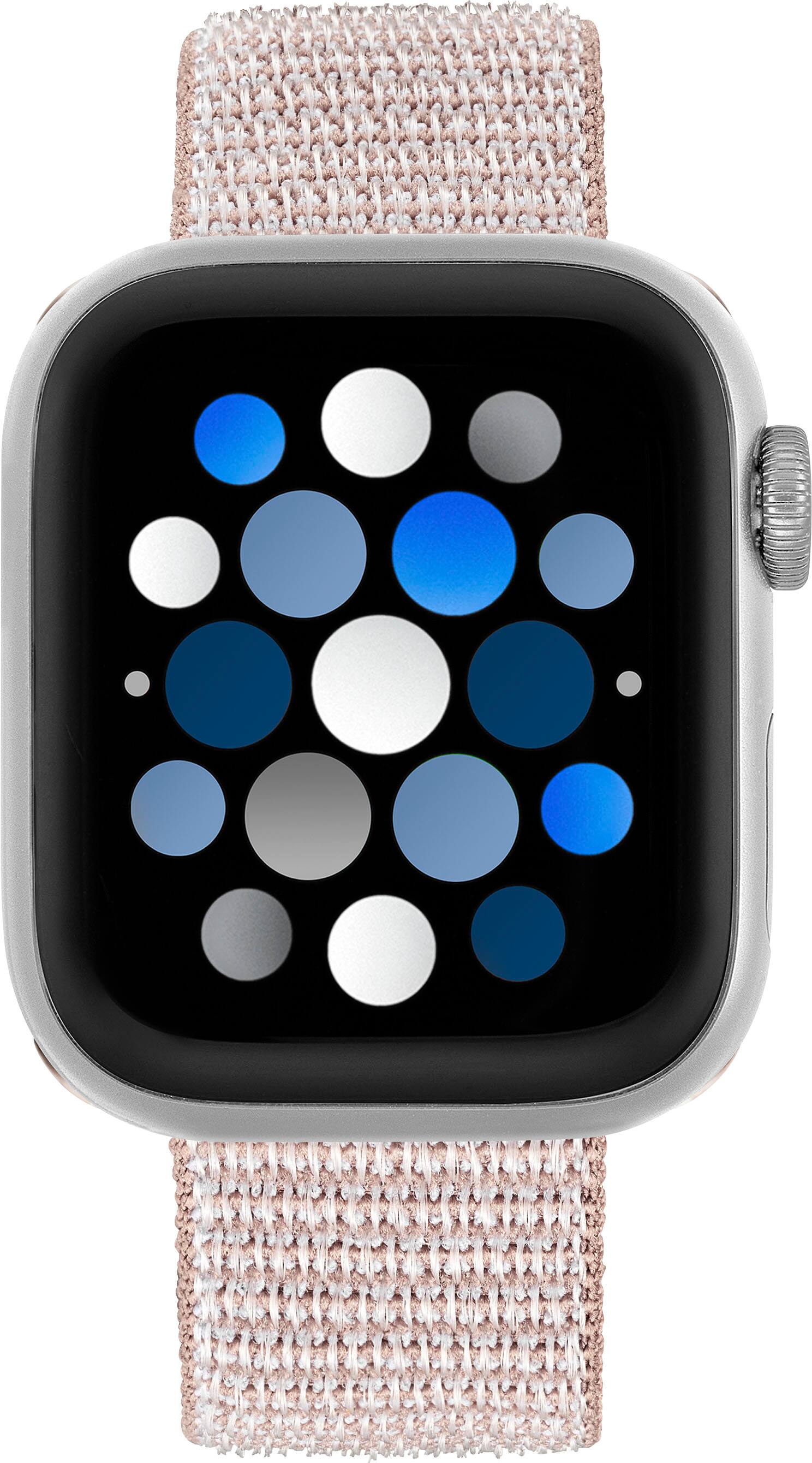 Alt View 11. Insignia™ - Active Nylon Band for Apple Watch 38mm, 40mm, 41mm and SE - Mauve.