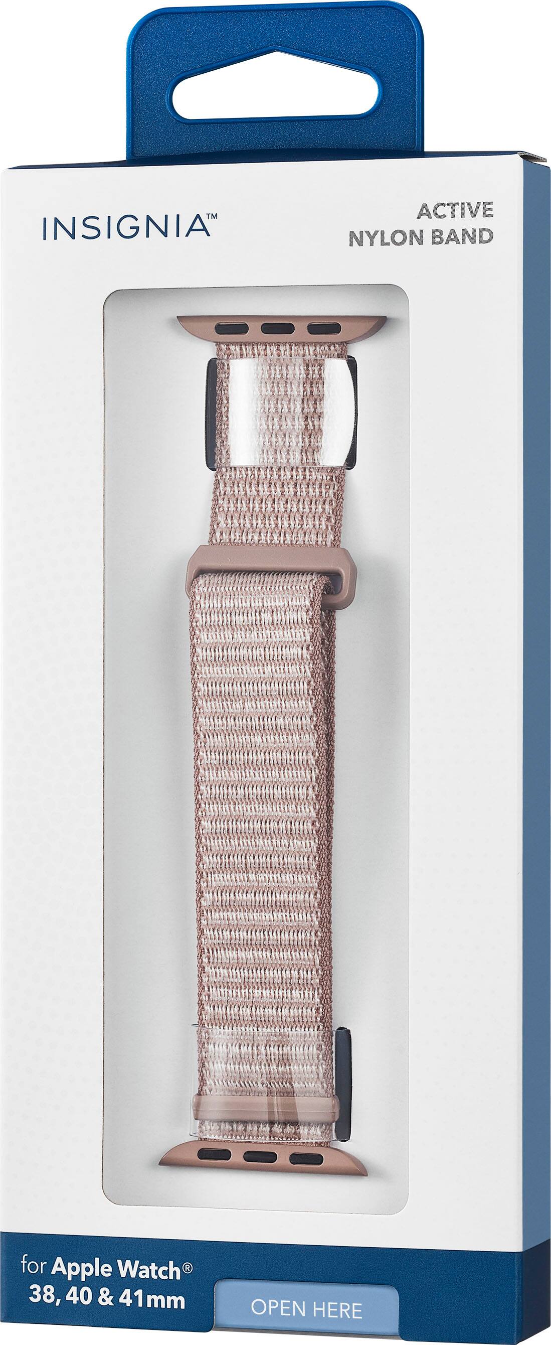 Alt View 19. Insignia™ - Active Nylon Band for Apple Watch 38mm, 40mm, 41mm and SE - Mauve.