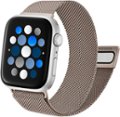 Insignia™ - Stainless Steel Mesh Band for Apple Watch 42mm, 44mm, 45mm, SE, Ultra 49mm and Ultra 2 49mm - Champagne_1