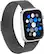 Angle. Insignia™ - Stainless Steel Mesh Band for Apple Watch 42mm, 44mm, 45mm, 49mm, SE, Ultra and Ultra 2 49mm - Black.
