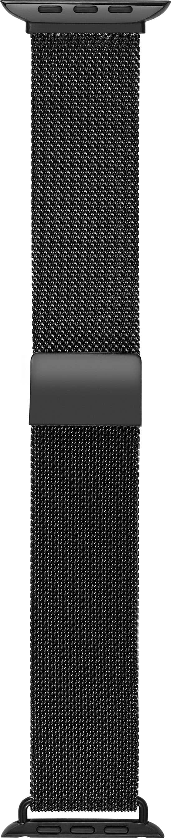 Alt View 13. Insignia™ - Stainless Steel Mesh Band for Apple Watch 42mm, 44mm, 45mm, 49mm, SE, Ultra and Ultra 2 49mm - Black.