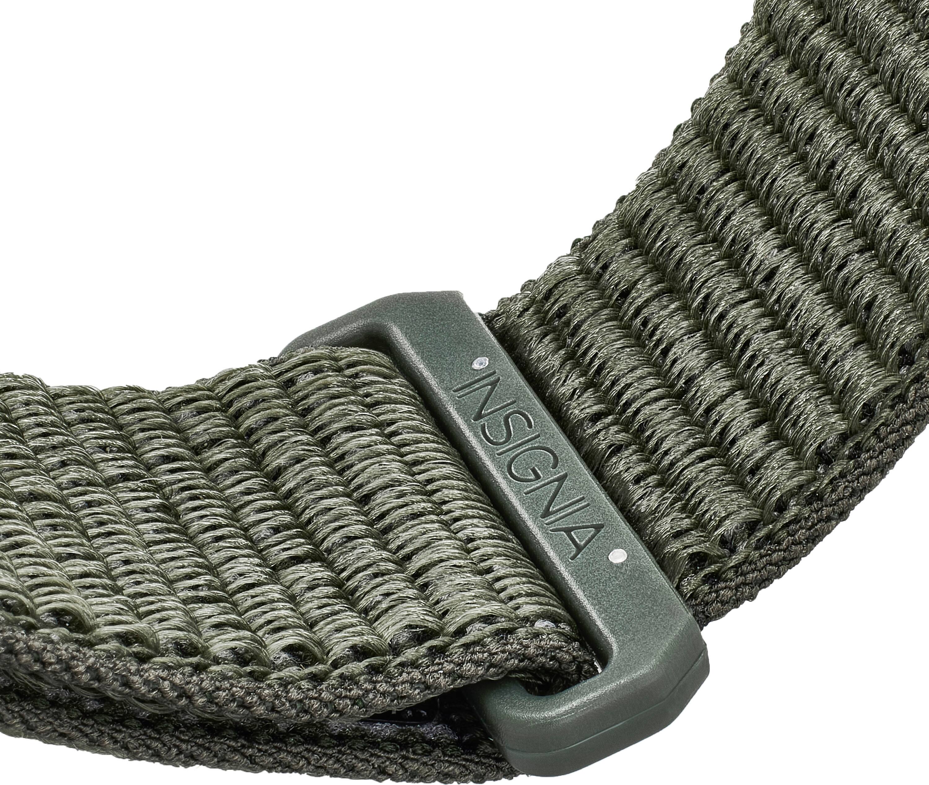 Alt View 15. Insignia™ - Active Nylon Band for Apple Watch 42mm, 44mm, 45mm, SE, Ultra 49mm and Ultra 2 49mm - Olive Green.