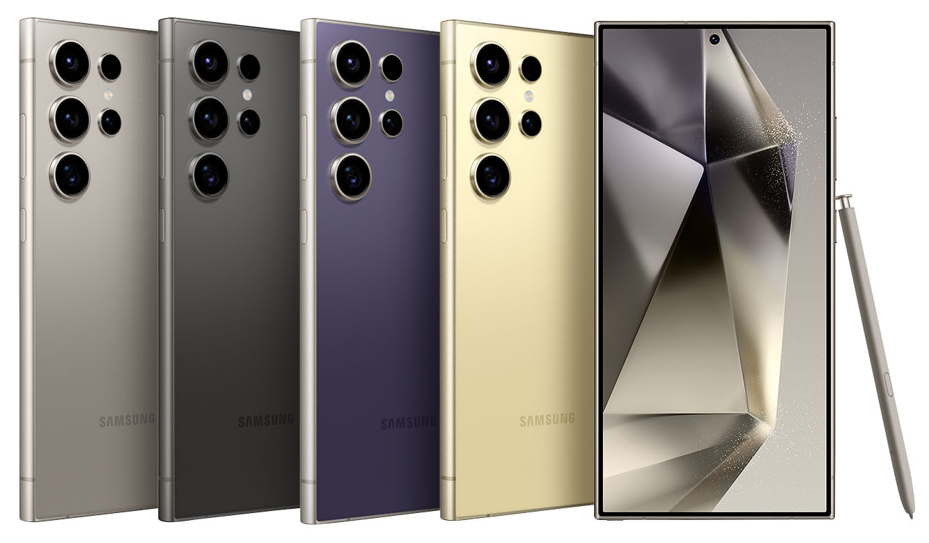 Galaxy S24 Ultra : découvrez les quatre coloris du flagship de