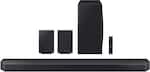 Samsung - HW-Q930D/ZA 9.1.4 Channel Q-Series Soundbar with Wireless Subwoofer and Rear Speakers, Dolby Atmos and Q-Symphony - Black