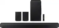 Samsung - HW-Q990D/ZA 11.1.4 Channel Q-Series Soundbar with Wireless Subwoofer and Rear Speakers, Dolby Atmos and Q-Symphony - Black - Front_Zoom