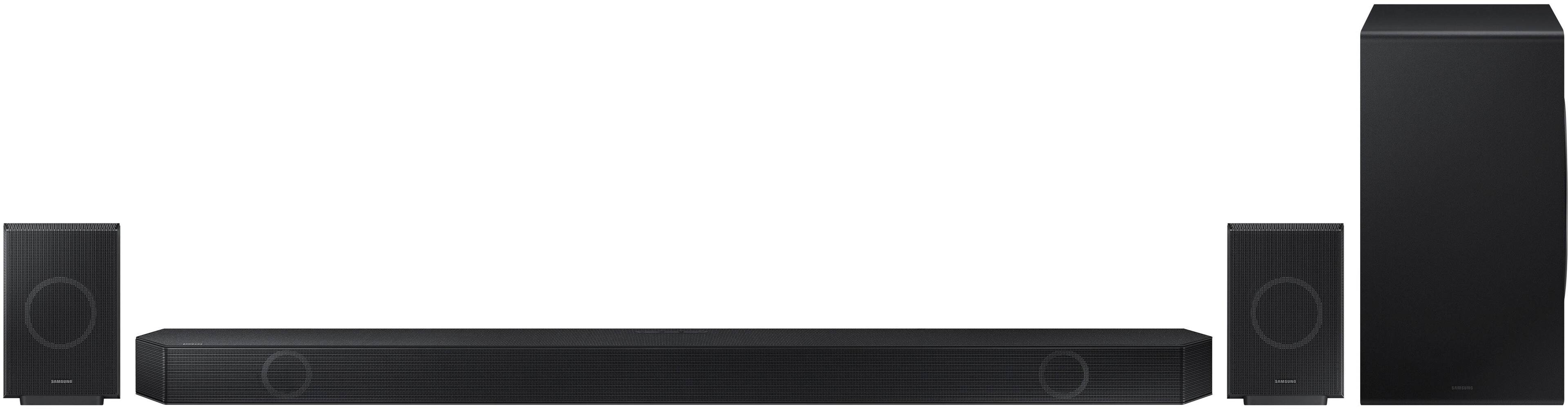 Alt View 12. Samsung - HW-Q990D/ZA 11.1.4 Channel Q-Series Soundbar with Wireless Subwoofer and Rear Speakers, Dolby Atmos and Q-Symphony - Black.