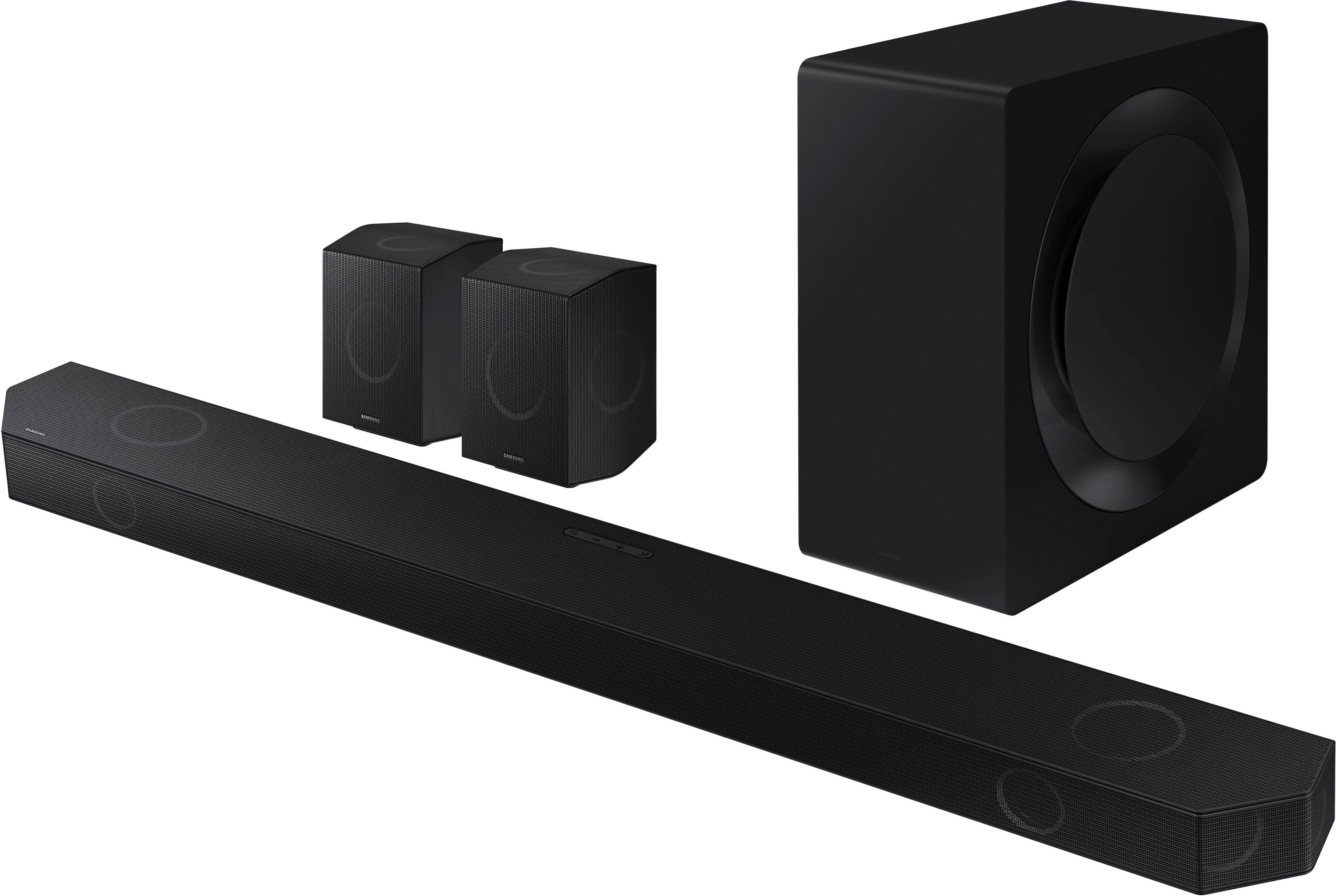 Alt View 13. Samsung - HW-Q990D/ZA 11.1.4 Channel Q-Series Soundbar with Wireless Subwoofer and Rear Speakers, Dolby Atmos and Q-Symphony - Black.