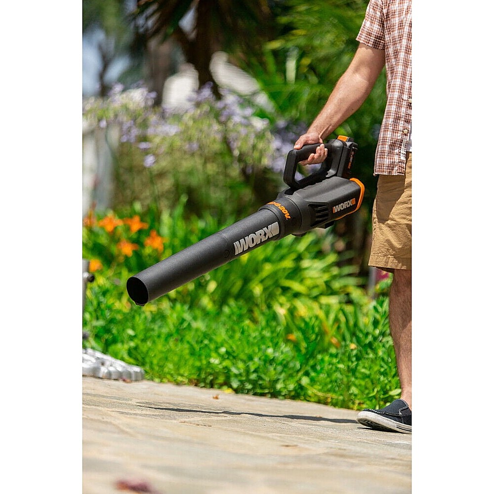 Angle View: WORX - LeafPro Universal Leaf Collection System - Black