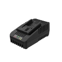 WORX - 18V/20V Power Share Li-ion 60-Minute Quick Charger - Black - Front_Zoom