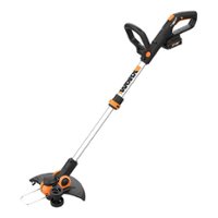 WORX - 20V 12" Cordless Straight Shaft Grass Trimmer & Edger (1 x 2.0 Ah Battery and 1 x Charger) - Black - Front_Zoom